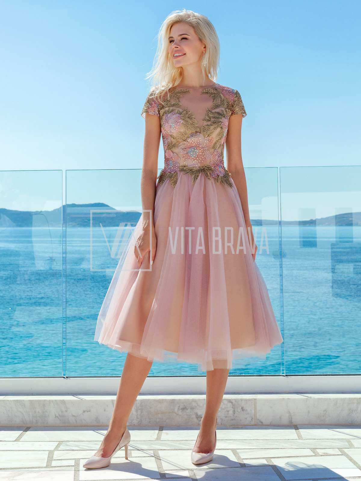 Вечернее платье Alba5033midi